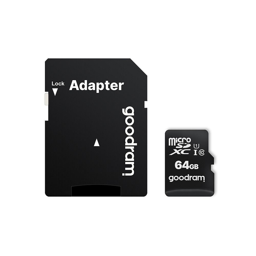 Карта памет GOODRAM microSD 64GB CLASS 10 UHS I 100MB/s с адаптер - Image 2