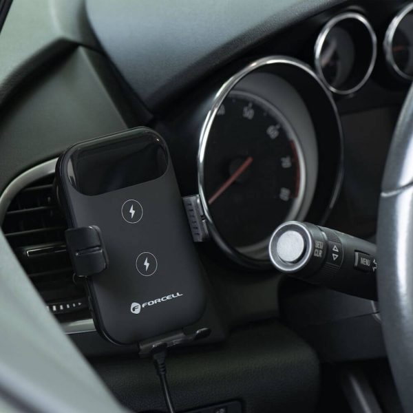 Стойка за кола FORCELL с безжично зареждане 15W - Image 5